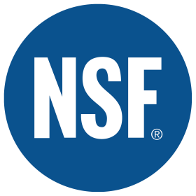 NSF-51 certification for back painted glass countertops