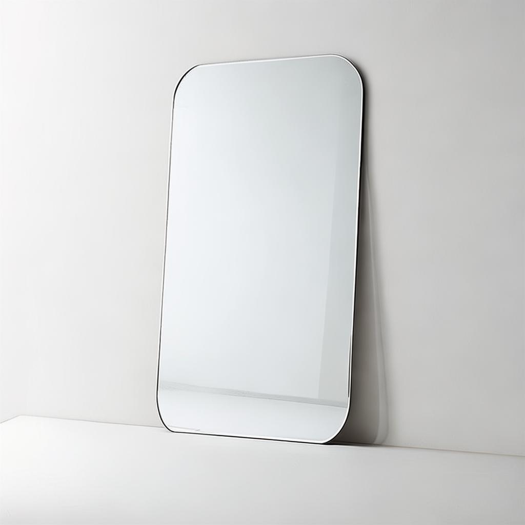 Large Rectangular Silver Mirror