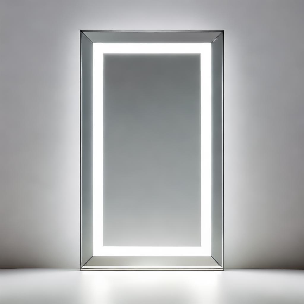 Rectangular Silver Bathroom Mirror